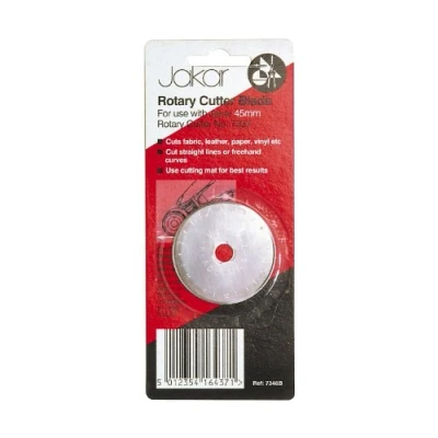 Image of Jakar 45mm Rotary Cutter Straight Cut Spare Replacment Blades For Quilters Sewing Fabric Craft Quilting Cutting Tool (1 Piece)