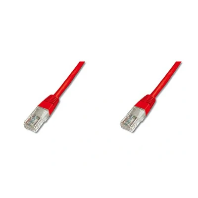 Image of DIGITUS CAT 5e U UTP Patch Cable, 5m, Network LAN DSL Ethernet PVC, Copper, AWG 26/7, Red