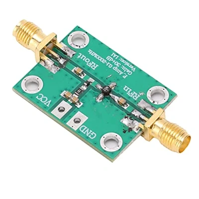 Image of RF Wideband Amplifier, 0.1 2000MHz Aerial Amplifier Module Low Noise High Gain 30dB LNA Board for Short Wave, FM Radio, Remote Control Receiver