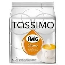 Image of Tassimo Cafe HAG Crema Decaffeinated (pack of 5)