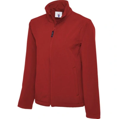 Image of Uneek UC612 Classic Full ZIP Soft Shell Jacket Red (3XL)
