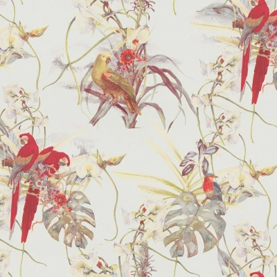 Image of Galerie Wallpaper Exotic Parrot Motif BW51028