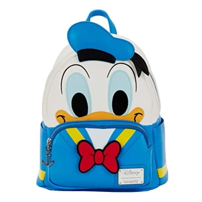 Image of Loungefly WDBK2207 Mochila Disney PATO Donald Cosplay Mini Backpack, Aluminium