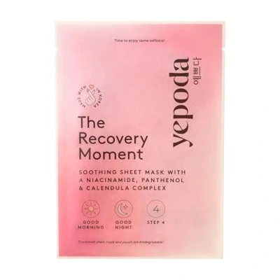Image of YEPODA THE RECOVERY MOMENT Single Sheet Mask Soothing and Regenerating with Niacinamide, Panthenol, Calendula. Korean cosmetics (25 ml)