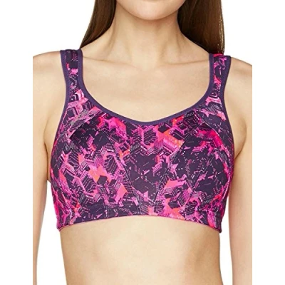 Image of Shock Absorber Women&#039;s Active Multi Sports Bra Building Print, Size 30DD
