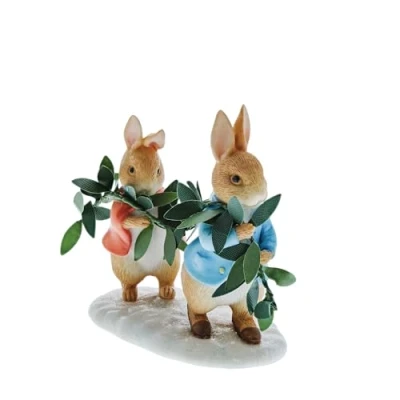 Image of Beatrix Potter Peter Rabbit &amp; Flopsy Figurine