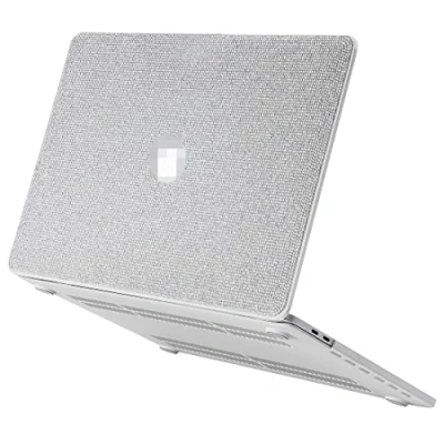 Image of Bling Diamond Case for MacBook Compatible with 2018 2020 Pro 13 inch 2016 A2338 A2251 A2289 A2159 A1989 A1706 A1708,MacBook White