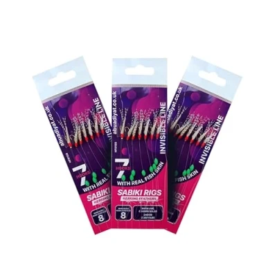Image of Herring sabiki rigs, Sandeel, mackerel feathers, whitening small hooks sea fishing specialist