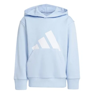 Image of adidas Performance Essentials Hoodie KIDS Unisex for kids, Size: 4 5y, Glow blue/white