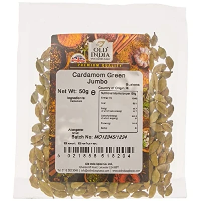 Image of Old India Cardamom Green Jumbo 50g