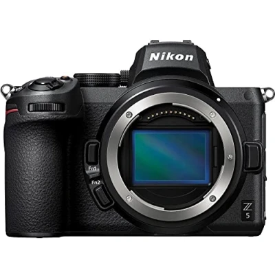 Image of Nikon Z5 + FTZ Mirrorless Camera Kit (273 Point Hybrid AF, 5 Axis In Body Optical Image Stabilisation, 4K Movies, Dual Card Slots) VOA040K002