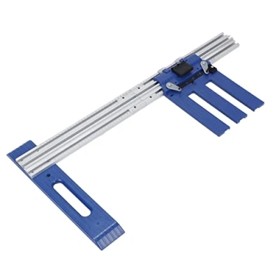 Image of Kadimendium Woodworking Cutter Guide Rail, Circular Saw Cutting Rail Multifunctional Aluminum Alloy Track for Carpenter