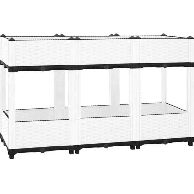 Image of vidaXL Raised Bed 120x40x71 cm Polypropylene