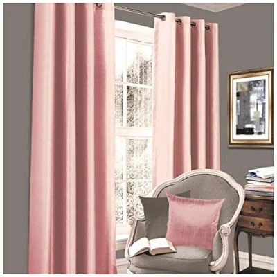 Image of GC GAVENO CAVAILIA Blackout Curtains 2 Panels Set,Thermal Insulated Window Treatment, Darkening Curtain for Living Room, Blush Pink, 66X72 Inch
