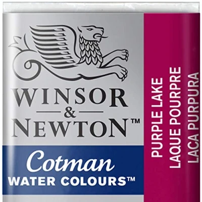 Image of Winsor and Newton Cotman Half Pan Purple Lake