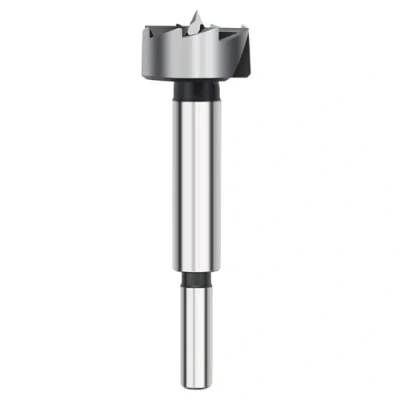 Image of HSAWBIT 26mm Forstner Drill Bit for Woodworking, Wood Bits Holes, Hinge Cutter (Ø26mm, length 90mm, Round Shank)