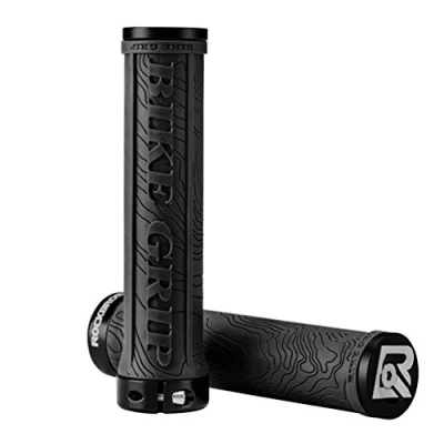 Image of ROCKBROS Mountain Bike Handlebars Grips Bicycle Rubber Anti slip Cycling Double Lock on for MTB BMX 22.2mm 5 Colors
