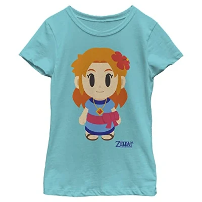 Image of Fifth Sun Girl&#039;s Zelda Avatar Color T Shirt, Tahi Blue, S