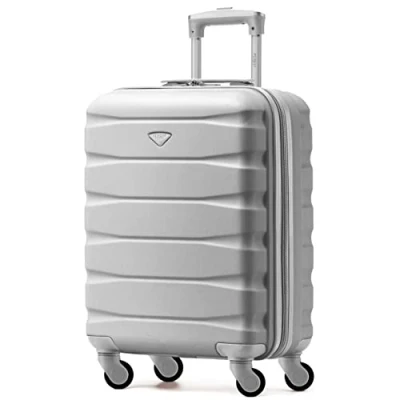 Image of Flight Knight Lightweight 4 Wheel ABS Hard Case Suitcases Cabin Carry On Hand Luggage Approved for Over 60 Airlines Including easyJet, Jet2 &amp; Maximum Size Ryanair (Priority) 55x40x20cm