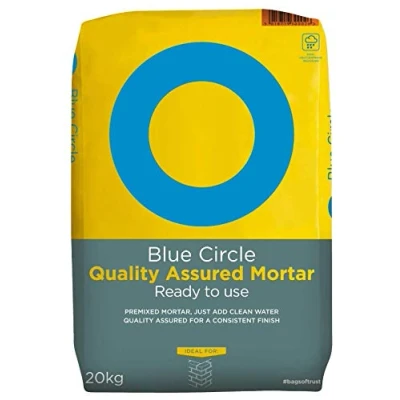 Image of Blue Circle Quality Assured Ready Mixed Mortar 20kg Bag