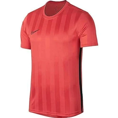 Image of Nike Men M NK BRT ACDMY TOP SS GX2 T shirt Ember Glow/Black, Large