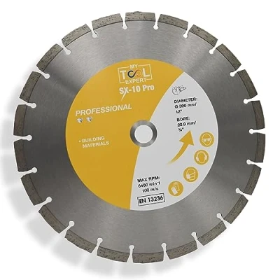 Image of 300mm Universal Segmented Diamond Blade for Petrol Disc Cutter, SX 10 PRO Cutting Discs Masonry Cutting, Bricks, Reinforced Concrete, Roofing Materials, Kerb