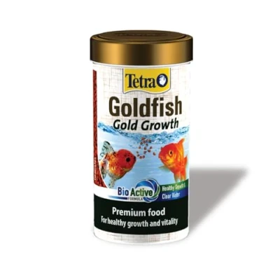 Image of Tetra Goldfish Fish Food Gold Growth, Premium for All Goldfish, 250 ml