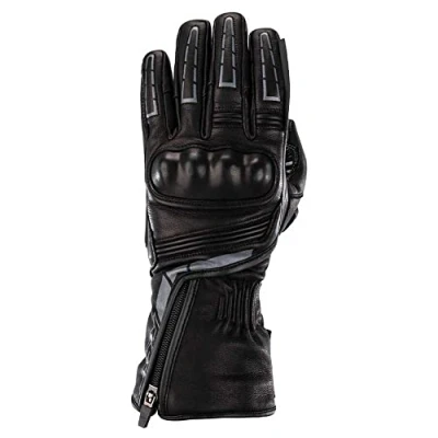 Image of RST Storm 2 Leather CE Mens Waterproof Black Motorcycle Glove S