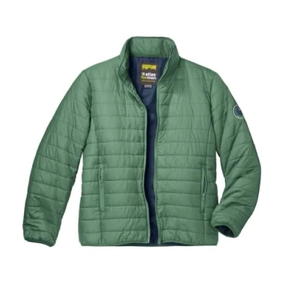 Image of ATLAS FOR MEN Puffer Jacket Mens Down Water Repellent, Lightweight, Packable Outdoor Coat Full Zip Through Jackets UK Sizes S to 4XL