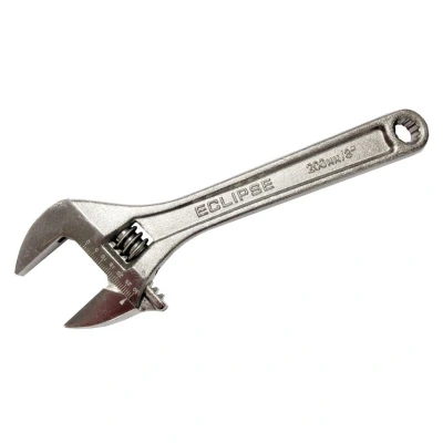 Image of Eclipse Professional Tools ADJW8S 8&quot; Adjustable Wrench Standard Handle