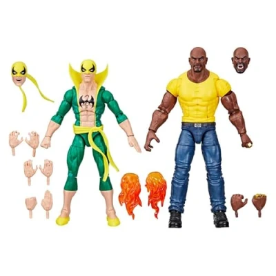 Image of Marvel Legends Series Iron Fist and Luke Cage Comics Action Figures, Weiß