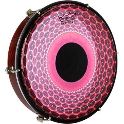 Image of Remo Skyndeep DA T008 P3 SC020 Percussion Head Clear Tone 8 Inches Red