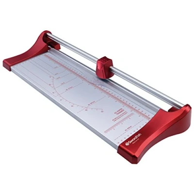 Image of Swordfish 40260 Slimline A3 10 Sheet Rotary Paper Trimmer/Guillotine Red