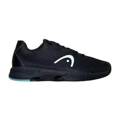 Image of HEAD Men&#039;s Revolt Pro 4.0 Tennis Shoe, Black Teal, 42 EU (8 UK)