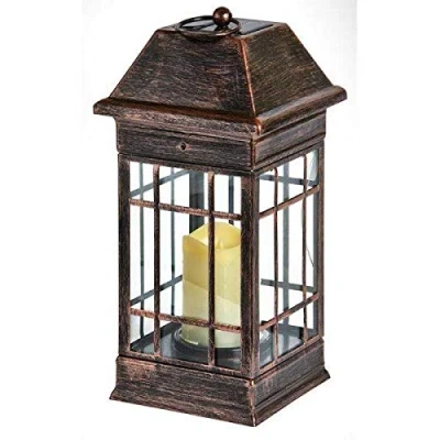Image of Smart Solar Seville Lantern Antique Brown