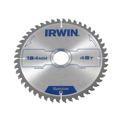 Image of Irwin Professional Aluminium Circular Saw Blade 184 x 30mm 48T TCG IRW1907773