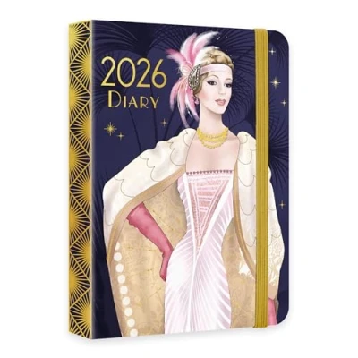 Image of Claire Coxon Art Deco A6 Diary 2026