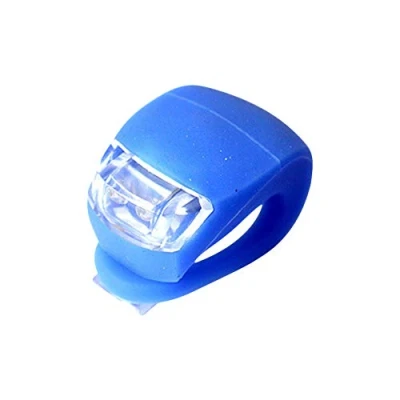 Image of clip on bike lights scooter light up wheels for kids silicone led blue,freesize