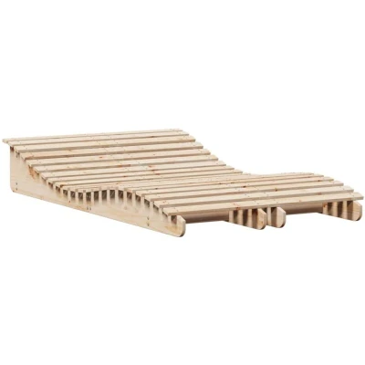 Image of vidaXL Sun Loungers 2 pcs 205x60x31.5 cm Solid Wood Pine