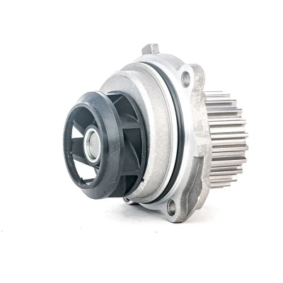 Image of 06B121011, 06B121011A, 06B121011B, 06B121011BX, 06B121011CX Water pump FEBI BILSTEIN 24358 23 Cast Aluminium with seal ring Plastic VOLKSWAGEN: GOLF 6