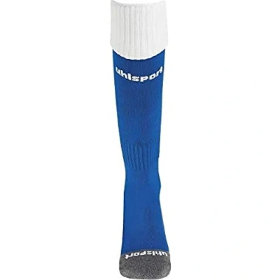 Image of Uhlsport Club Socks Men&#039;s Azure/White, 45 47
