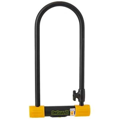 Image of Onguard Bulldog 8009 LS D Lock 292mm, 13mm Diameter Shackle, Silver Sold Secure Rated