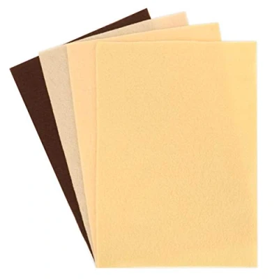 Image of Trimcraft DCFL017 Dovecraft Essentials A4 Premium Coloured Crafting Felt Naturals, 8 Pack