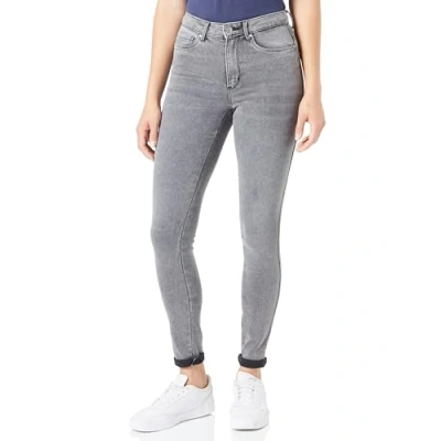Image of ONLY Women&#039;s Onlroyal Hw Sk DNM Bj369 Noos Skinny Jeans, Medium Grey Denim, S / 34L