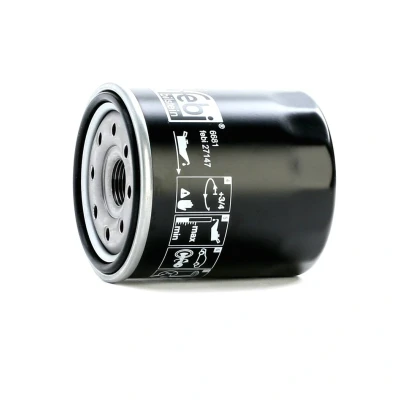 Image of 6002112111, AS150002300, AS150002300L Oil Filter FEBI BILSTEIN 27147 Spin on TOYOTA: Corolla IX Hatchback, HILUX 8 Pritsche/Fahrgestell