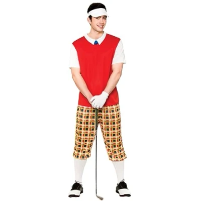 Image of Wicked Costumes Mens Funny Pub Golfer Fancy Dress Costume Medium