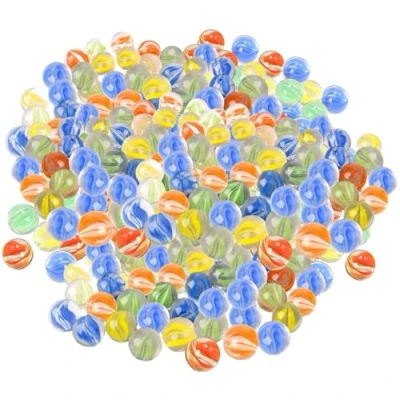 Image of ARSUK Cat&#039;s Eye Marbles, Glass Comes in a bag, Protection against damage, Sports Toys &amp; Outdoor Games (160 170 Pcs, 955gm Approx.)