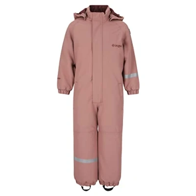 Image of ZIGZAG Children&#039;s Snowsuit Vally Coverall W PRO 10000 I Unisex Jumpsuit for Girls and Boys Outdoor Suit with Reflectors 1109 Burlwood 98