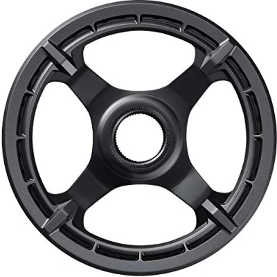 Image of Shimano STEPS SM CRE61 chainring, black/silver, 38T with single chainguard