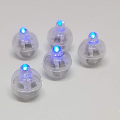 Image of Pack of 5 Blue Individual LED Wireless Lights for Cake Decorating, Weddings, Balloons